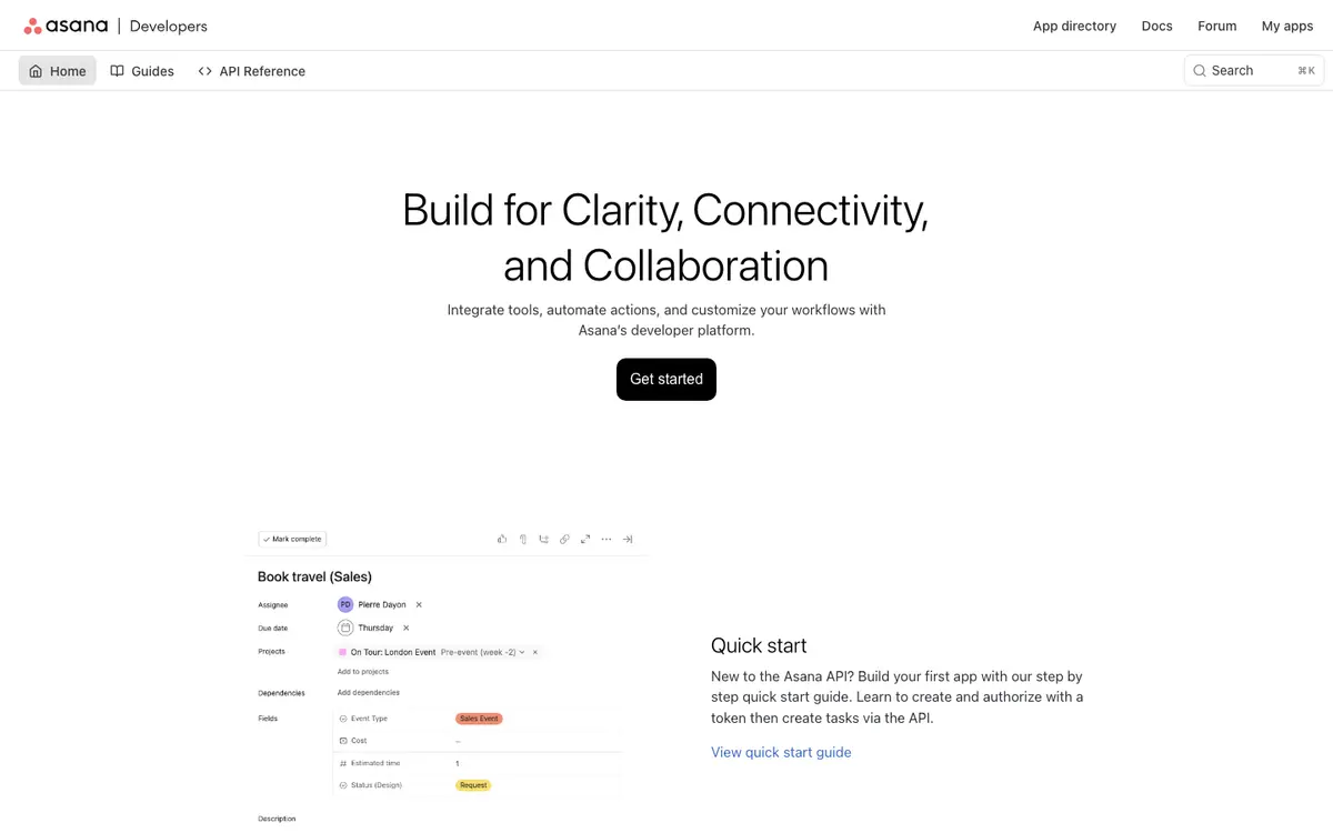 Asana docs screenshot