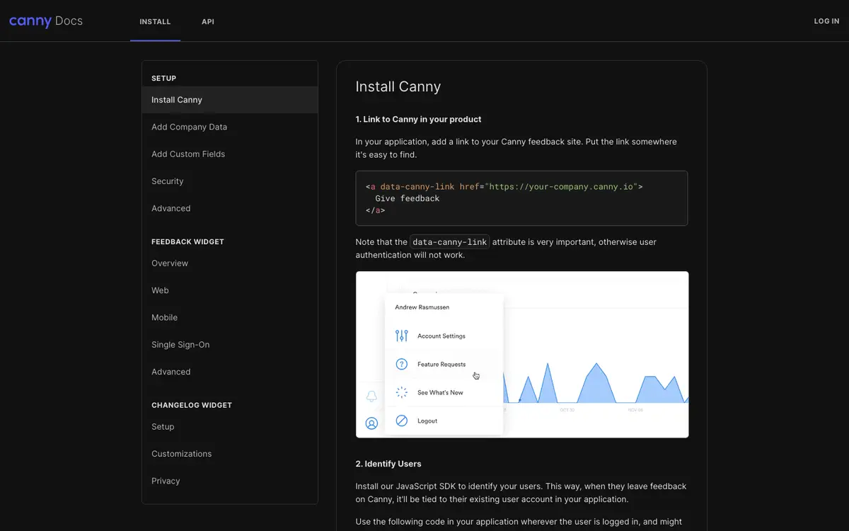 Canny docs screenshot
