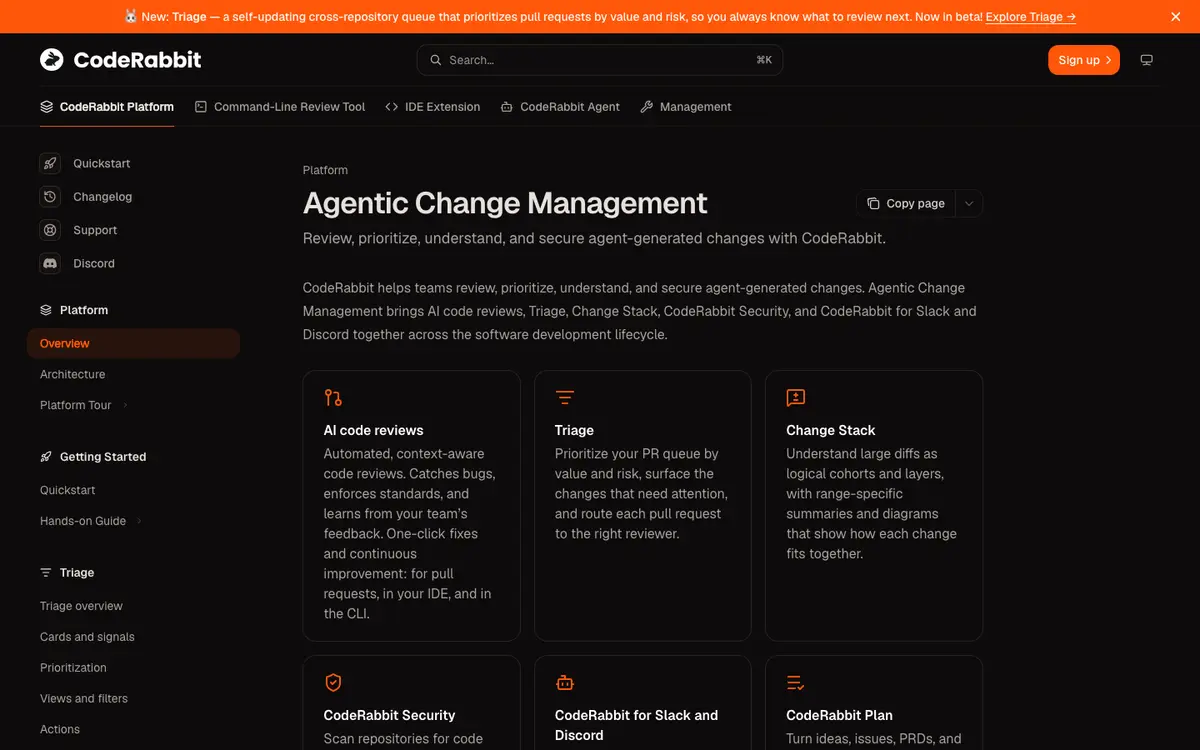 CodeRabbit docs screenshot