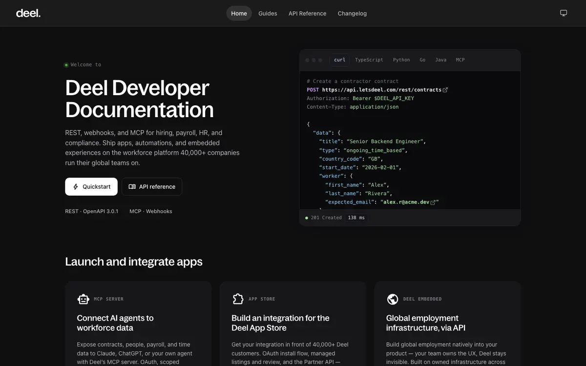 Deel docs screenshot
