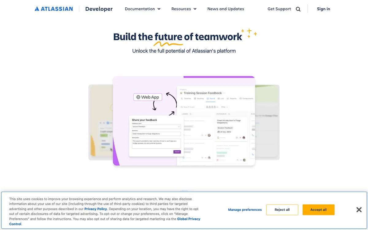 Jira docs screenshot