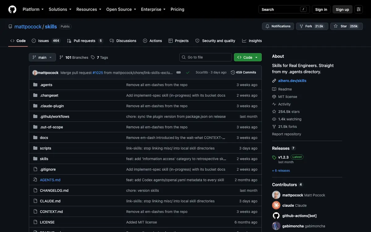 Skills for Real Engineers docs screenshot