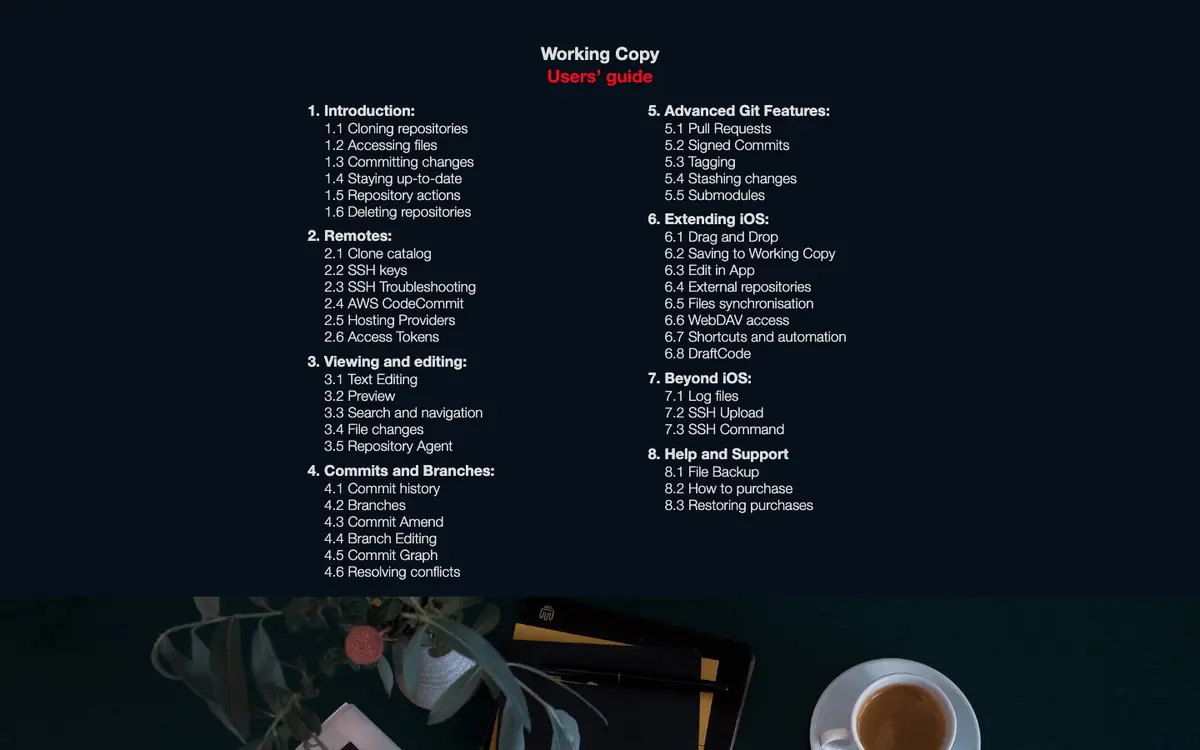 Working Copy docs screenshot