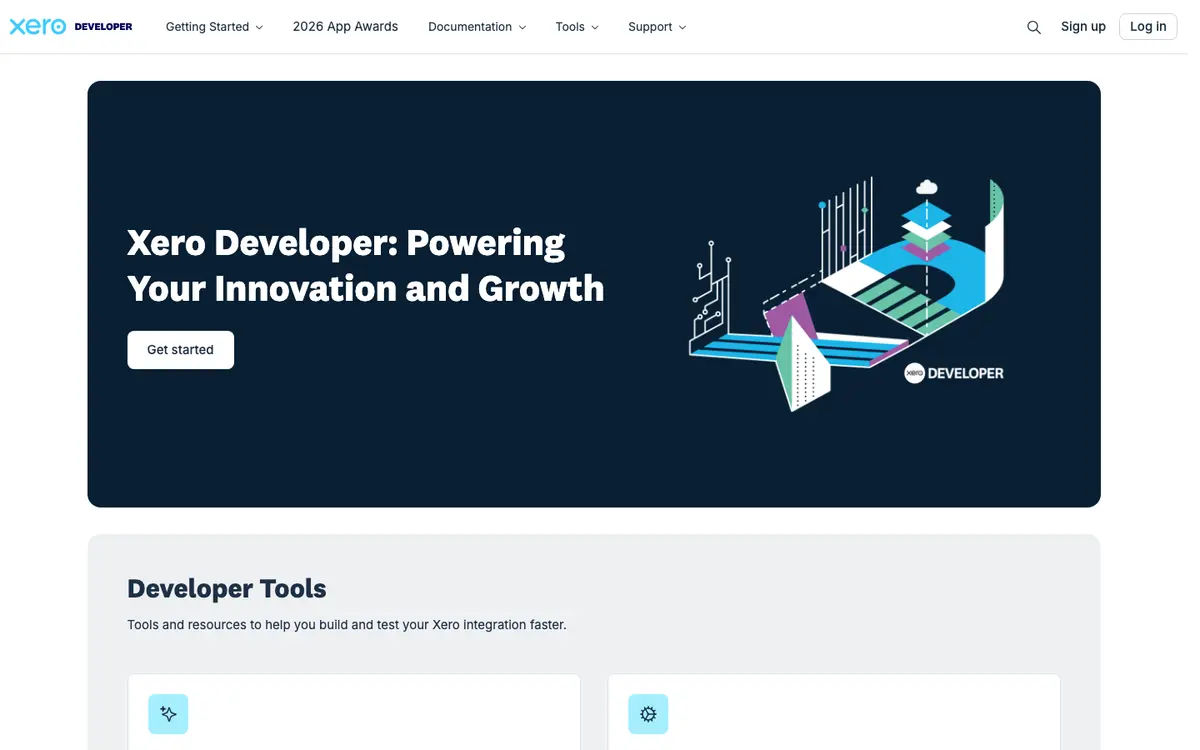 Xero docs screenshot